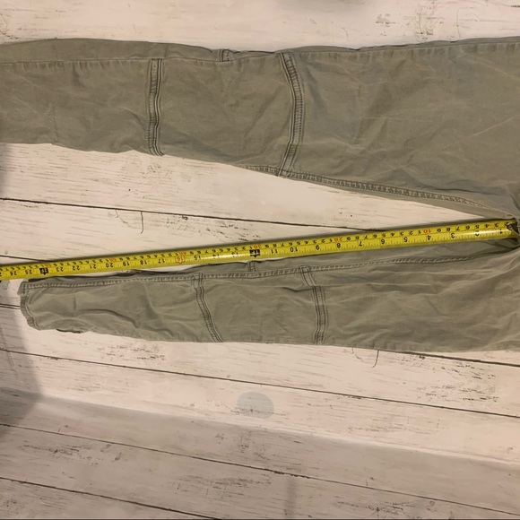 Zara jeans green size US 4 XS zippers skinny - Picture 9 of 9